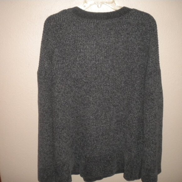 Matty M Womens Plus Size XXL Gray Relaxed Fit Soft Chenille Sweater NWT - Picture 6 of 6